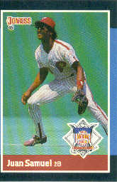 1988 Donruss All-Stars Baseball Cards  055      Juan Samuel